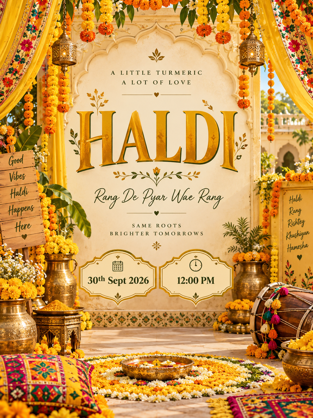 Haldi on 30 October 2026 at 11:00 AM